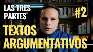 PARTES de los textos ARGUMENTATIVOS  Características y estructura [upl. by Ellek]