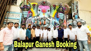 Balapur Ganesh Booking😱  Balapur Ganesh Mandapam 2024 Special Style  LaxmiNarayan Singh Kalakar [upl. by Alatea500]