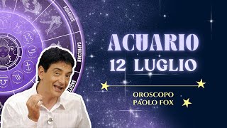 Acquario ♒️ Loroscopo di Paolo Fox  12 Luglio 2024  Magico incontro al tramonto [upl. by Lleneg884]