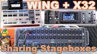 Behringer Wing amp X32 share the S32 Stagebox amp more [upl. by Shriver]