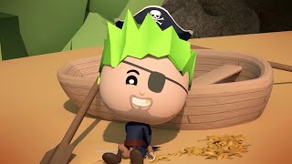 Jacksepticeye Animated  BECOME A PIRATE  3D Animated short [upl. by Ilecara77]