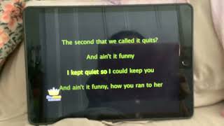 Singing karaoke Olivia rodrigo traitor [upl. by Altman]