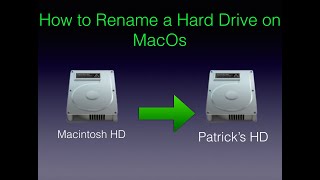 How to Rename a Hard Drive on MacOS [upl. by Oeflein]