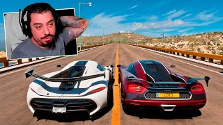 A BATALHA ÉPICA DOS HIPERCARROS MAIS INSANOS DO MUNDO  KOENIGSEGG JESKO VS AGERA RS [upl. by Clywd]