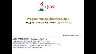 JAVA  THREAD  PROGRAMMATION PARALLELE [upl. by Amihc227]