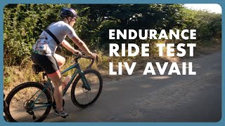 Liv Avail First Big Ride Road Test  Endurance Road Bikes  Bike Fit Saddle Discomfort [upl. by Louis]