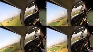 Eglinton Flying Club PA28 GHMED Landing at City of Derry Airport [upl. by Avelin]