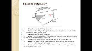 4 7 GRADE 11 EUCLIDEAN GEOMETRY CIRCLE TERMINOLOGY [upl. by Eerehc]