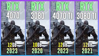 RTX 4070 vs RTX 3080 vs RTX 4070 TI vs RT 3080 TI  Test in 12 Games [upl. by Oiralih]