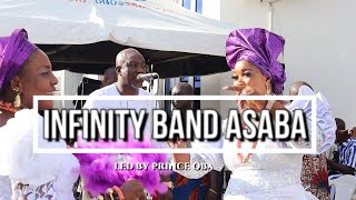 INFINITY MUSIC BAND LIVE PERFORMANCE AT THE CORONATION CEREMONY OF THE 14th ASAGBA OF ASABA [upl. by Attesor229]