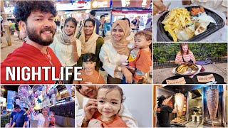 MY CUTE FAMILY 😜🤣  Nightlife In KL Malaysia 🤩  Mashura  Basheer Bashi  Suhana [upl. by Annodahs]