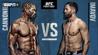 UFC LOUISVILLE CANNONIER vs IMAVOV  Análisis y predicciones [upl. by Aislehc]