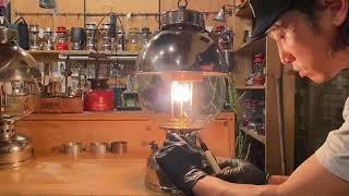 1915s〜1920s Coleman Arc Lantern L316 amp 1919s〜Coleman Arc Lantern IV316 vintage lantern Ignition 点火動画 [upl. by Ayote265]