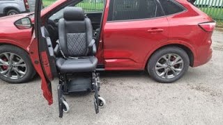 Ford Kuga 2024 model Rotating car seat with wheelchair system [upl. by Mariko]