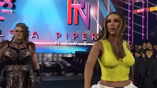 WWE2K24 RAW TIFFANY STRATTON VS PIPER NIVEN WCHELSEA GREEN [upl. by Annaoi]