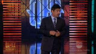 Lopez Tonight  George Lopez Destroys Conan OBrien  Part 1 of 4 [upl. by Melinde429]