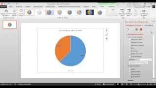 PowerPoint Gráficas Base de datos y Porcentaje en 1 minuto [upl. by Neyr]