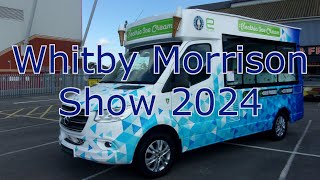 All the ice cream vans at the whitby morrison Ice cream van show 2024 [upl. by Salohcim452]