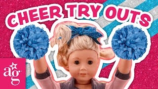 American Girl Cheer Tryouts Go Wrong  Epic Birthday Surprises  Ready Set Prep  American Girl [upl. by Knute]