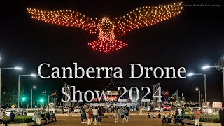 Australia Day Drone Show Canberra 2024 8K [upl. by Refinnej1]