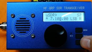 0445 HF SSB QRP uSDR uSDX QCX DSP SDR 8 bandas transmisor 5 a 10 Watts a 138 Volts Por XQ2CG [upl. by Neyuh]