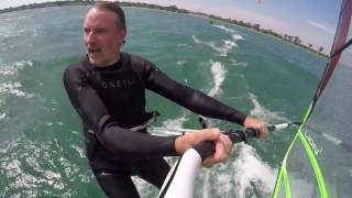 Windsurfing on Lake Michigan  Labor Day 2016 [upl. by Nepean]