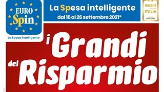 Volantino 🗞EUROSPIN dal 16 al 26 Settembre 2021 Anteprima✌ [upl. by Ecidnarb83]