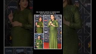 Hiba Bukhari Pregnancy Revealed Shoot At Hum Award Show 😮 shortsfeed hibabukhari [upl. by Simone224]