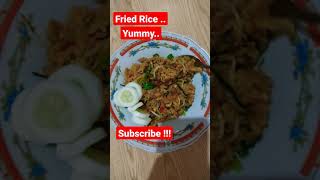 Fried Rice Yummy Shorts IndonesianFood Food [upl. by Aniala867]