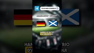 Prono foot Euro 2024 Allemagne Ecosse [upl. by Monroy]