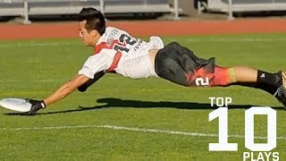 Top 10 Ultimate Frisbee Plays From 2017 Season [upl. by Anead]