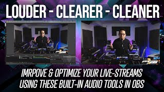 Improve your livestream audio sound quality and loudness without clipping  OBS Tutorial [upl. by Jehial]