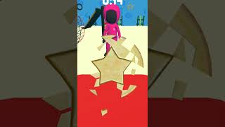 Squid Game New Hardest Red Light Green Light Star ShapeSquid Game Level 12squidgame shorts yt [upl. by Ahsiekahs]