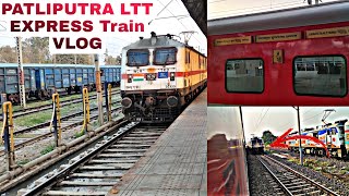 12142 PPTA LTT Sf EXPRESS train journey full vlog Patliputra Lokmanya Tilak terminus [upl. by Liemaj]