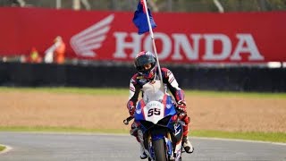 Hafizh Syahrin BERAKSI Di Mandalika  Race 1 [upl. by Adyl]