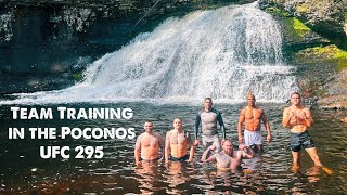 Team Trainning in the Poconos Mountains Alex Pereira UFC 295 fight training [upl. by Elsa]