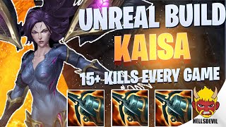 WILD RIFT  This Build Is UNREAL 15 KILLS EVERY GAME  Challenger Kaisa Gameplay  Guide amp Build [upl. by Ekaj]