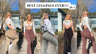 LEGGINGS TRY ON  BEST LEGGINGS EVER pt2 [upl. by Edlin922]