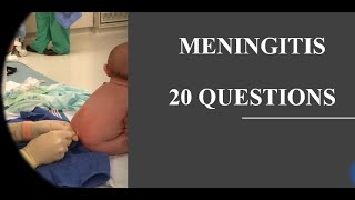 Meningitis 20 questions [upl. by Ynej122]