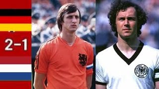 Germany 2 x 1 Netherlands FBeckenbauer Cruyff ●1974 World Cup Final Extended Goal amp Highlights [upl. by Lawtun762]