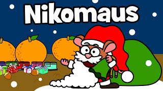 ♪♪ Weihnachtslied für Kinder – Nikomaus  Hurra Kinderlieder  Kinderlied Weihnachten  Tierlied [upl. by Eisteb]