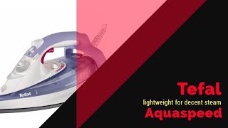 Tefal Aquaspeed potentially fastest iron out now [upl. by Latreshia]