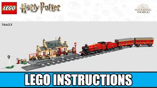 LEGO Instructions  Harry Potter  76423  Hogwarts Express amp Hogsmeade Station [upl. by Ianej]