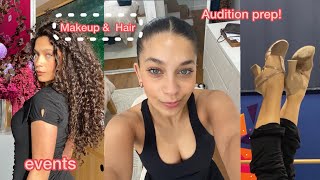 VLOG Influencer events theatre audition prep life update [upl. by Ramses780]