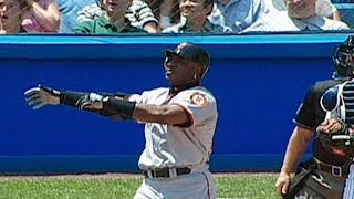 SFNYY Barry Bonds homers at Yankee Stadium [upl. by Llemhar]