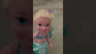 Barbie and Ken Beach Story w Barbie Sister Chelsea and Mermaids shorts [upl. by Enelrak]