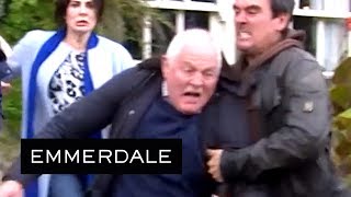 Emmerdale  Cain Throws Eric Out of The Woolpack [upl. by Gascony]