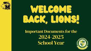 Mater Academy 20242025  First Day Documents [upl. by Koziel]