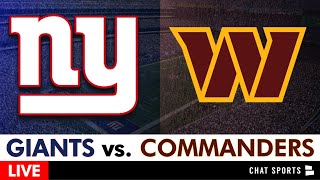 Giants vs Commanders LIVE Streaming Scoreboard Free PlayByPlay Highlights amp Stats  NFL Week 7 [upl. by Hulbard]