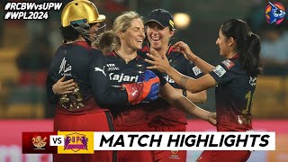 RCB vs UPW 2nd Match WPL 2024 Highlights  Women IPL Highlights 2024  Cricket wpl 2024 highlights [upl. by Atnomed]